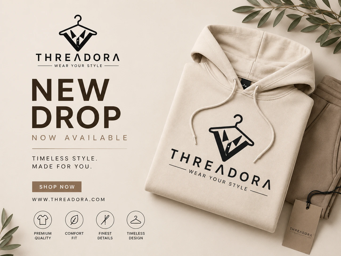Graphic Design Projects - Threadora Brand Kit